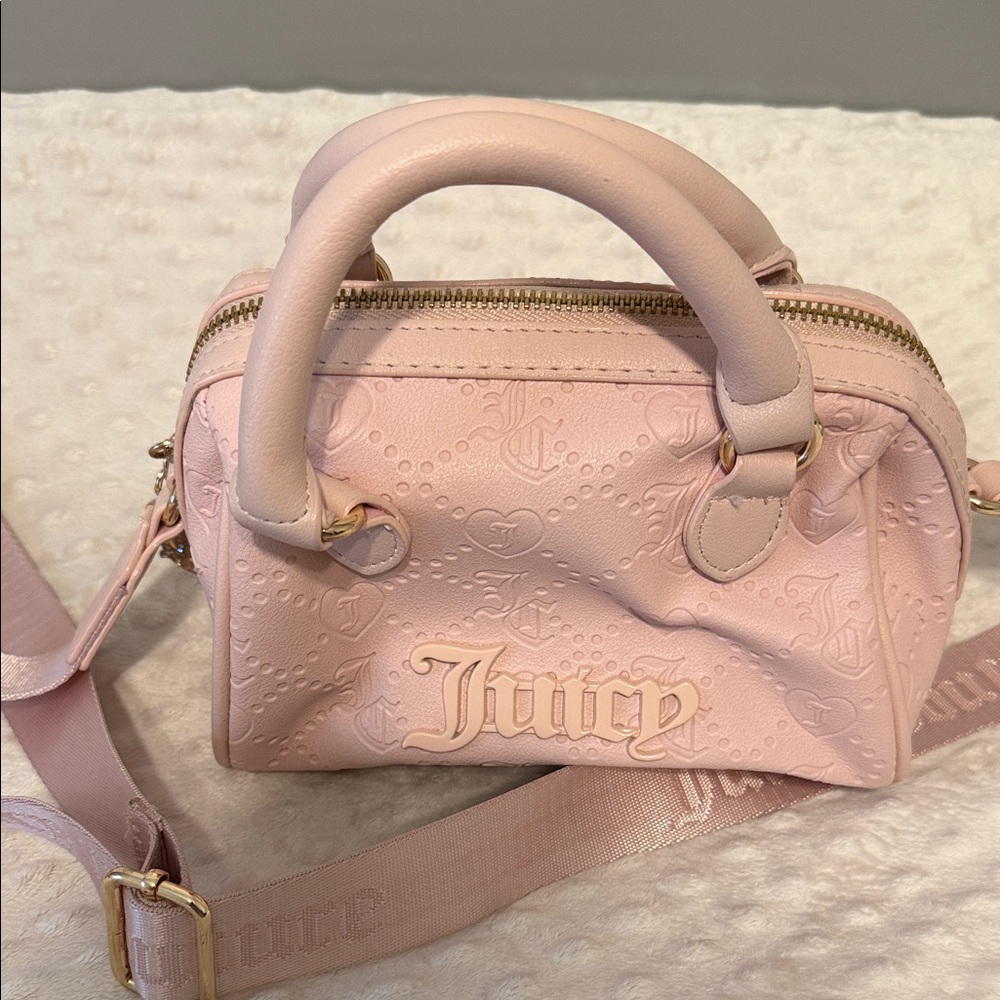 Juicy Couture Blush Pink Embossed Mini Bag